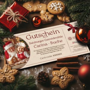 Gutschein für eine Getreidemühle Carina Buche