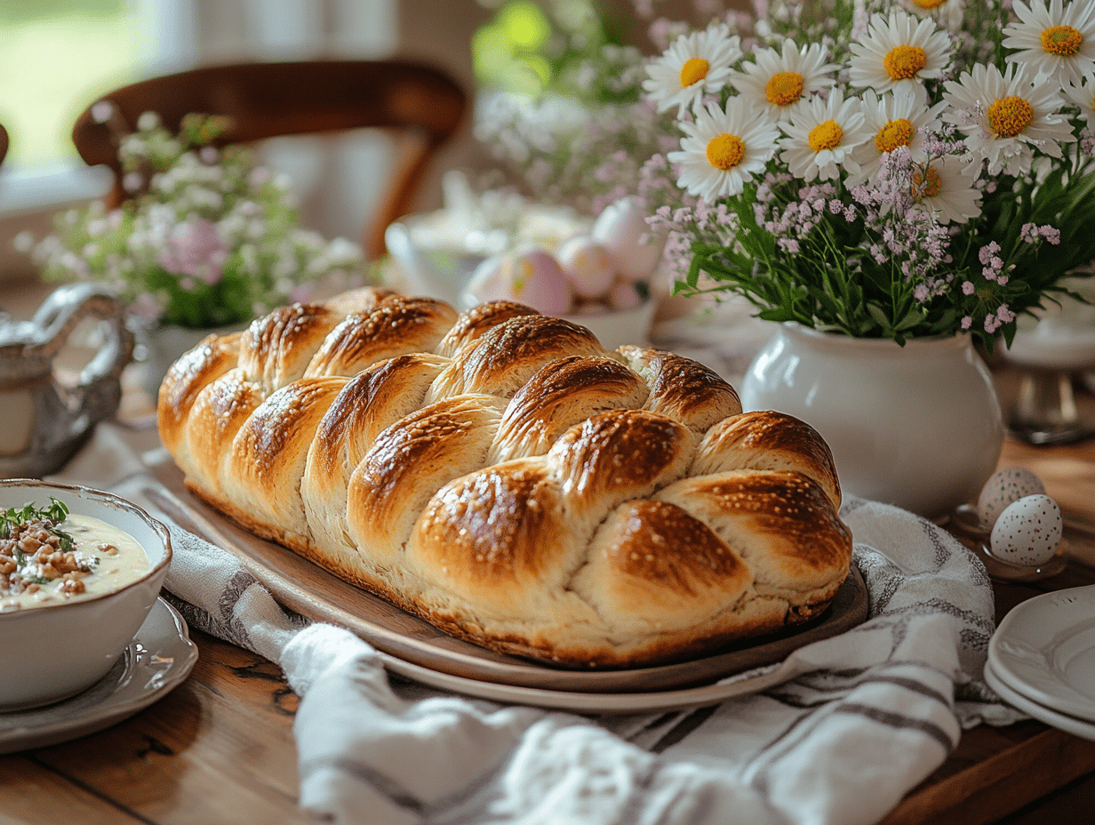 Brunch di Pasqua con pane fatto in casa - ricette per soffici trecce ...